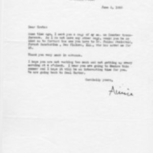 Letter from Annie Reich