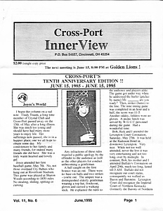 Cross-Port InnerView, Vol. 11 No. 6 (June, 1995)