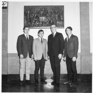 Members of Suffolk University's Young Republicans Club, 1967