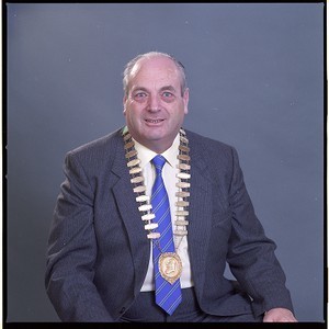 Pharmacist at Downshire Hospital. Studio portraits