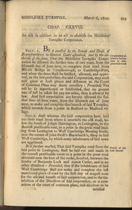 1809 Chap. 0129. An Act In Addition To An Act To Establish The Middlesex Turnpike Corporation.