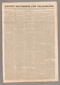Boston recorder and telegraph, 1827 May 25
