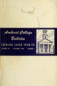 Amherst College Catalog 1958/1959