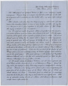 Benjamin Silliman, Jr. letter to Edward Hitchcock, 1854 June 26