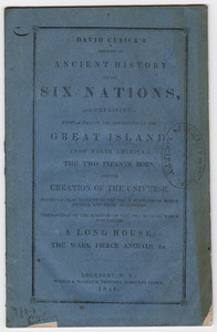 David Cusick's sketches of ancient history of the Six Nations