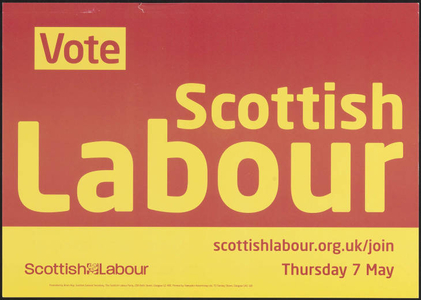 Vote Scottish labour