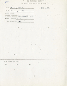 Citywide Coordinating Council daily monitoring report for South Boston High School by Marilee Wheeler, 1976 February 2