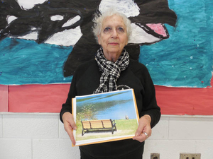 Arlene Pollak at the Wayland Mass. Memories Road Show