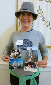 Lily Morris at the Martha's Vineyard Mass. Memories Road Show