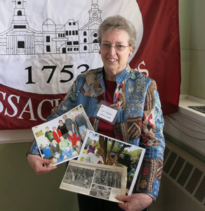 Lynn Dobson at the Spencer Mass. Memories Road Show