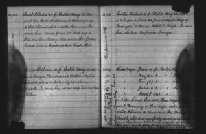Tewksbury Almshouse Intake Record: Peters, William