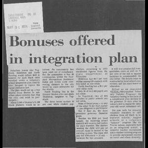 Bonuses offered in integration plan.