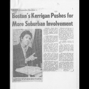 Boston's Kerrigan pushes for more suburban involvement.