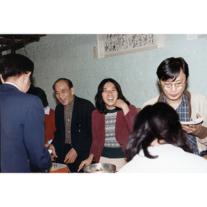 Community members at a Chinese Progressive Association party