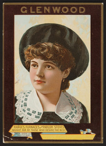 Trade card for Glenwood ranges, furnaces and parlor stoves, Weir Stove Co., Taunton, Mass., undated