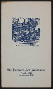 Brochure for The Rockport Art Association, Rockport, Mass., 1940s