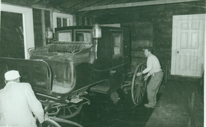 Repairs to shed which houses carriage given by Mr. Storer, Lyman Estate, Waltham, Mass.