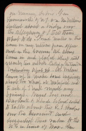Thomas Lincoln Casey Notebook, February 1893-May 1893, 83, on [illegible] debris. Gen