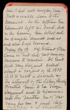 Thomas Lincoln Casey Notebook, November 1889-January 1890, 37, him I did not employ him