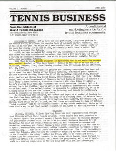 Tennis Business June 1980