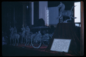 Forbidden City: bronze sculptures of horse and procession