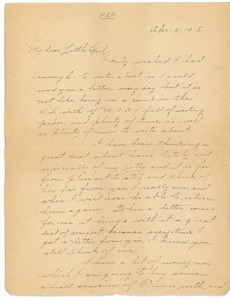 Letter from Frank F. Newth to Letitia Crane