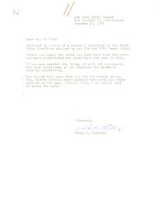 Letter from Waldo D. Phillips to W. E. B. Du Bois