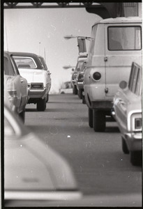 Views of Boston: cars on Storrow Drive