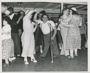 Charles Silverman and wife Grace dancing