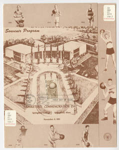 Basketball commemoration day souvenir program (Nov. 6, 1961