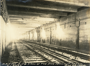 Dorchester Rapid Transit section 3. South view of tunnel from Shawmut Station