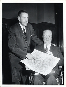 Massachusetts Governor Foster Furcolo and Mayor John F. Collins