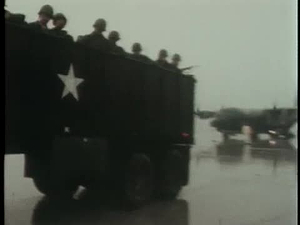 Nixon; American Experience; Troops arrive Moratorium, Vietnam protest, 1969