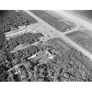 Airport, Wiggins Airways Terminal and the area, Norwood, MA