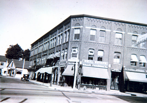 Two views of Masonic Block