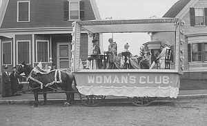 Fiftieth anniversary of Swampscott: Women's Club parade float