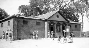 Bathhouse at Ell Pond: Melrose, Mass.