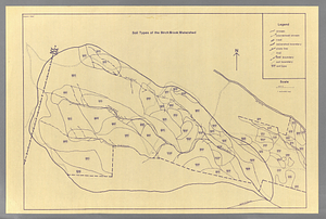 Birch Brook Watershed soil types map