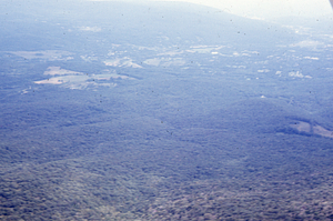 Aerial oblique view east along South Branch Birch Brook on 2 Sept 1971.