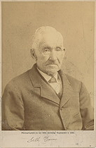 Seth Davis, photographed on his 98th birthday, September 3, 1885