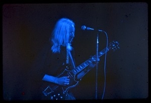 Johnny Winter performing at Woodstock