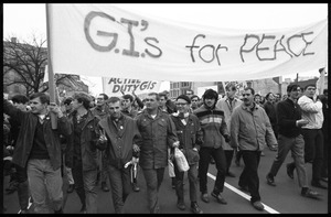 GIs for Peace march against the War in Vietnam during the Counter-inaugural demonstrations, 1969