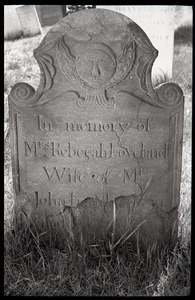 Gravestone for Rebecah Loveland (1801), Wethersfield Village Cemetery