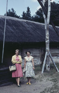 Barbara K. Halpern with Latvian guide