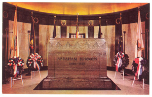 Postcard of Lincoln cenotaph