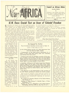 New Africa volume 6, number 7