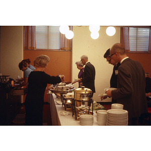 Faculty buffet, November 1966