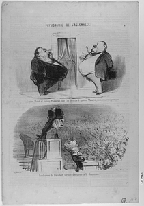 Lucien Murat et Antony Thouron, que l'on persiste à appeler Thouret, nous ne savons pourquoi. Le chapeau du Président servant d'éteignoir à la discussion.