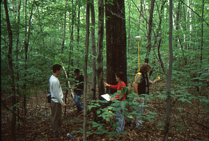 Howard Hughes Medical Institute Summer High School Program. 4. Far right: Michael Gallagher (Hoosac Valley H.S. 1902, Williams College Class of 2006) with surveying GPS.