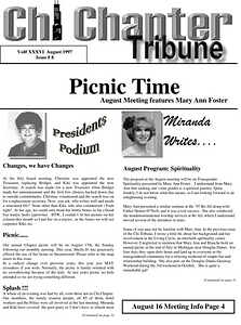 Chi Chapter Tribune Vol. 36 Iss. 08 (August, 1997)
